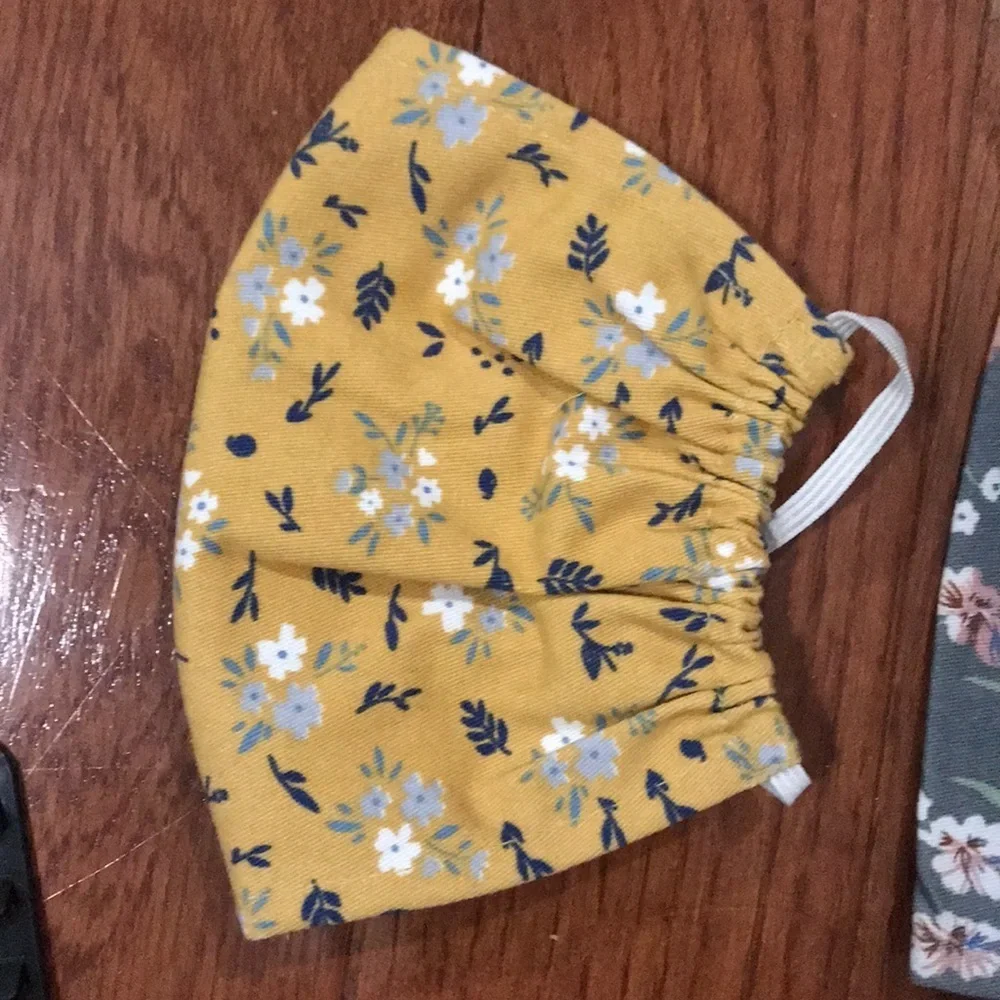 6/$20 New Set/5 floral face masks